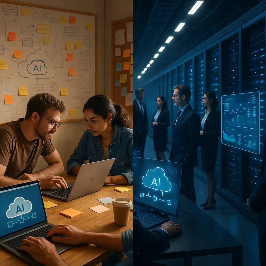 AI deployment: small business vs large enterprise